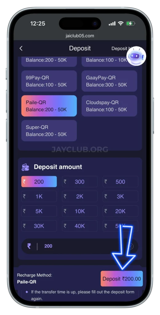 JAYCLUB-DEPOSIT-PAGE