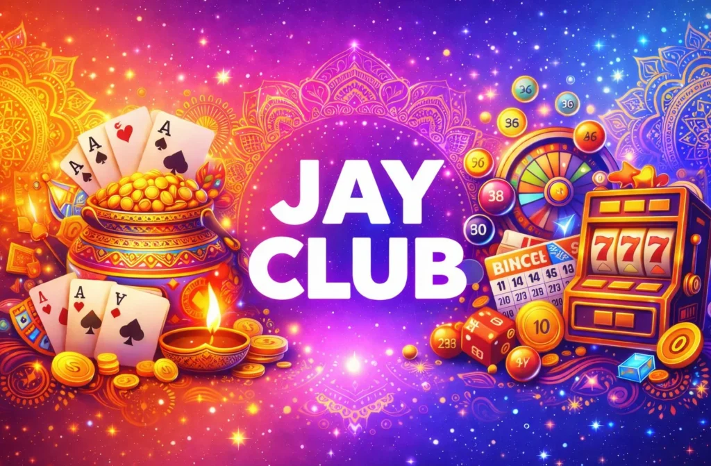 Vibrant casino-themed JAY CLUB banner 2